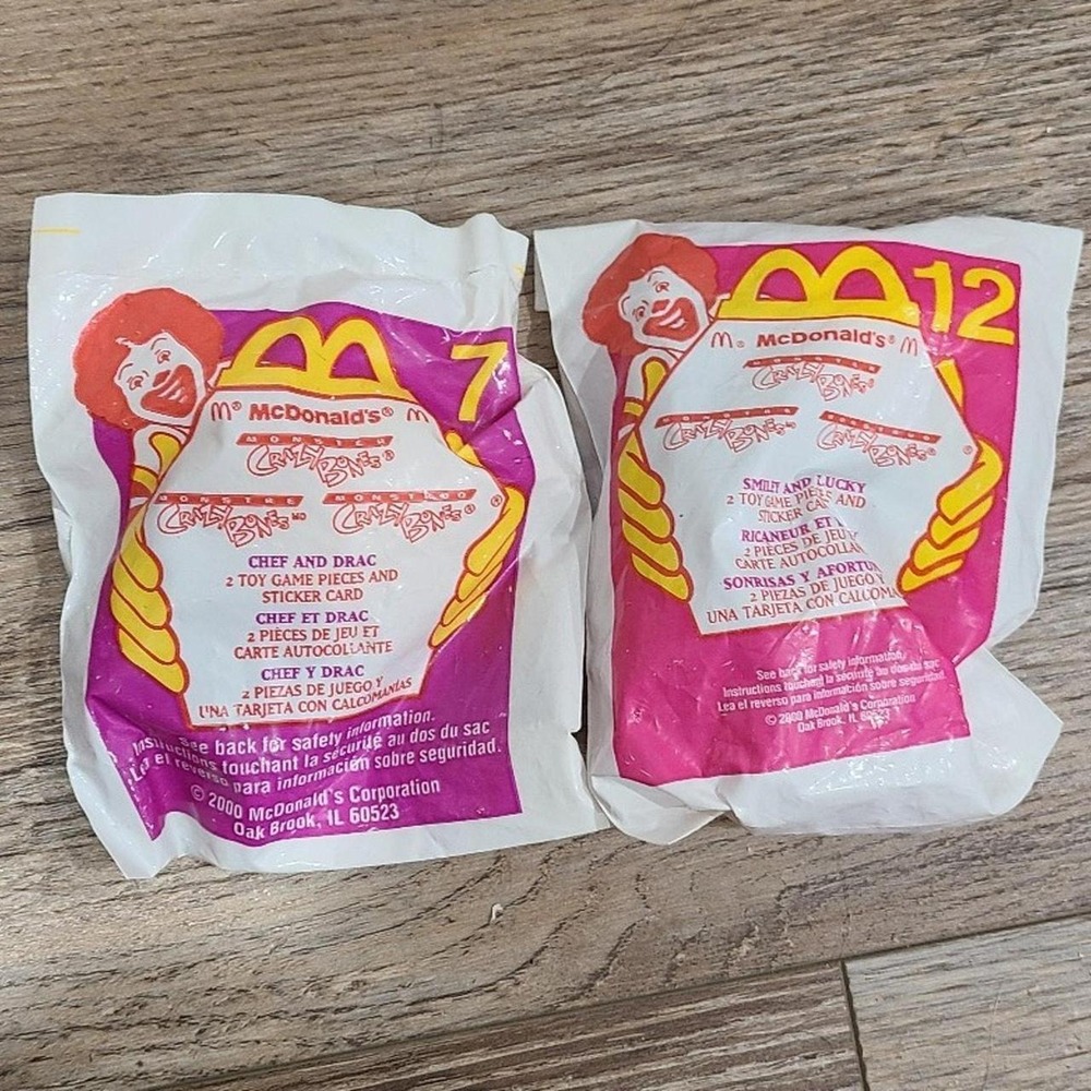 McDonald's Crazy Bones Toys